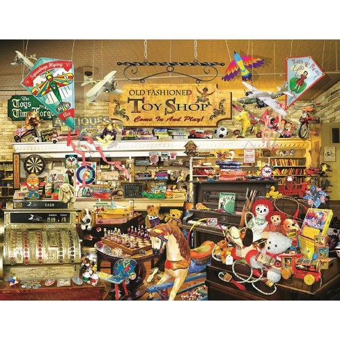 Sunsout An Old Fashioned Toy Shop 1000 pc Large Pieces Jigsaw Puzzle 34916