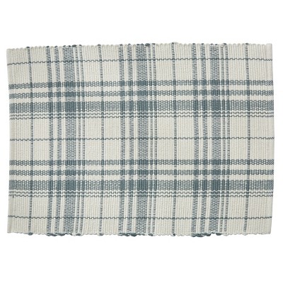 Park Designs Simplicity Placemat Set - White & Blue