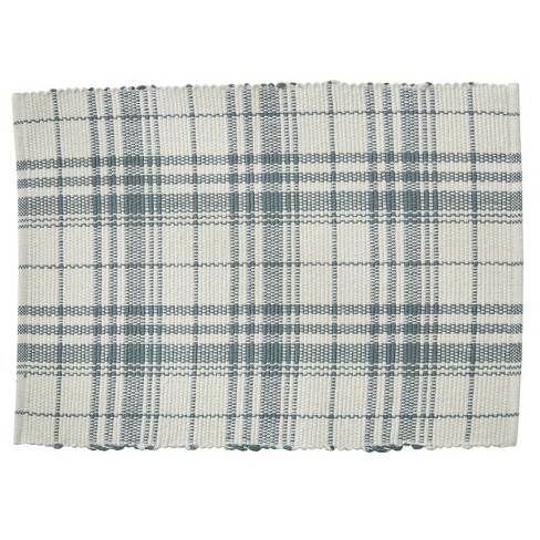 Park Designs Simplicity Placemat Set White Blue Target