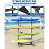 Freestanding Kayak Storage Rack, Indoor & Outdoor Heavy Duty Kayak Holder with 4 Lockable Wheels - 4 of 4