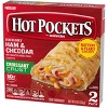 Hot Pockets Croissant Crust Frozen Hickory Ham & Cheddar - 9oz/2ct : Target