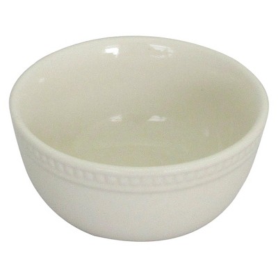 Threshold stoneware dip outlet bowls