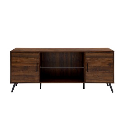 NicBex TV Stands for 65 inch TV, Modern Entertainment Center with 2 Doors,TV Console for Living Room, Bedroom, Home