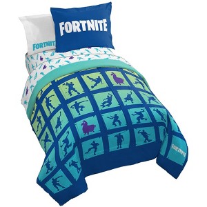 Jay Franco Fortnite Boogie Bomb Twin Bed Set - 1 of 4