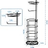 Tissue Paper Roll Stand, Bathroom Toilet Paper Storage Holder, Floor Standing Toilet Paper Dispenser - 3 of 4