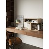 20'' S-Shaped End Table and Bookcase With Open Storage Shelves - Tree City - 2 of 4