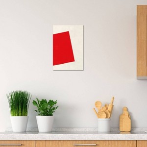 iCanvas Modern Art Red Square (After Albers) by 5by5collective Canvas Print Wall Art - 1 of 3