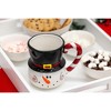 100 North Snowman White 16 ounce Dolomite Ceramic Christmas Holiday Festive Coffee Tea Cup Mugs For Your Favorite Morning Brew Pack of 2 - 4 of 4