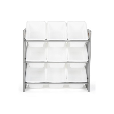 black toy organizer