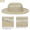 Solaris Mens Packable Bucket Hat, Outdoor UV Sun Protection Water Repellent Floppy Hats - 4 of 4