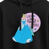 Women's - Disney Princess - Late For My Ball Cropped Graphic Hoodie - 2 of 3