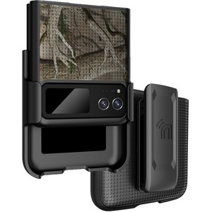 Nakedcellphone Combo for Motorola RAZR 2023 (aka RAZR 40) - Slim Case and Belt Clip Holster - 1 of 4