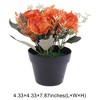 Unique Bargains Artificial Plants Mini Flower Plastic 4.33"x4.33"x7.87" 1 Pcs - 3 of 4