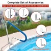 Pool Handrail for Inground Pools, 304 Stainless Steel Pool Stair Rail with 375lbs Load Capacity - 4 of 4