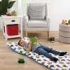 Marvel The Avengers I Am A Hero Blue, Green, Red, and Yellow Deluxe Easy Fold Toddler Nap Mat - 2 of 4