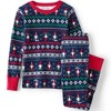 Lands' End Kids Pattern Snug Fit Pajama Set - 3 of 3