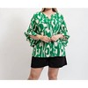 Women's Plus Size Geometric Print Blouse - GiGiO - 4 of 4