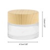 Unique Bargains Transparent Cream Glass Bottle for Bathroom 1 Pc - 4 of 4