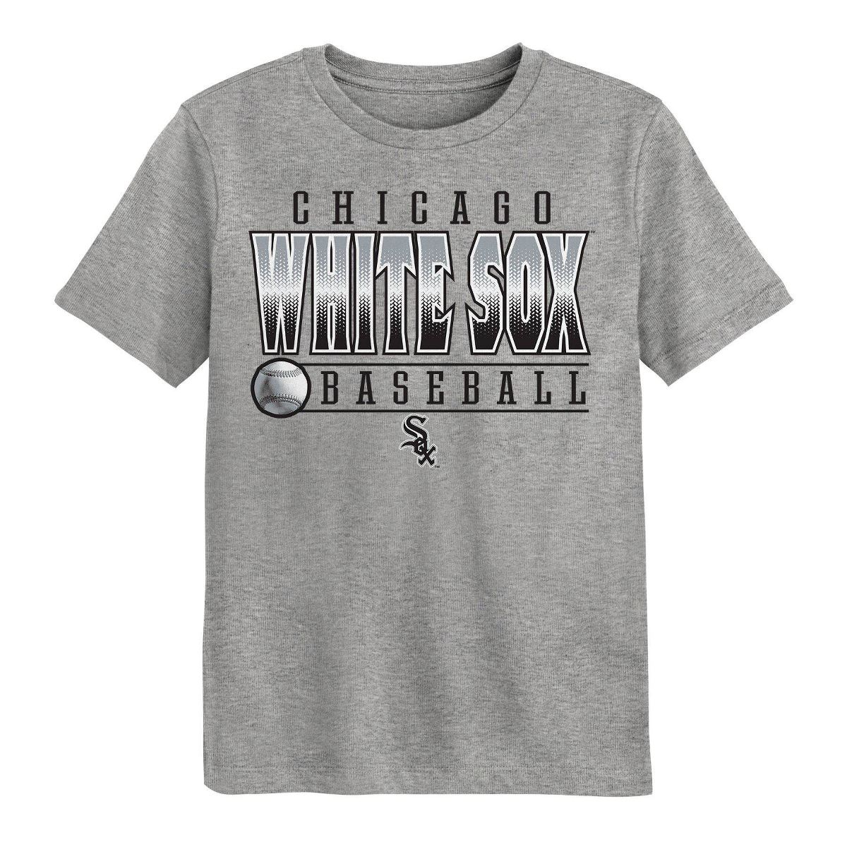 MLB Chicago White Sox Youth Gray Poly T-Shirt - thumbnail 2