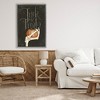 Stupell Industries Trick Or Treat Skeleton Hand Floating Frame Canvas Art, Gray, 21" x 31" - 3 of 4