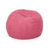 NicBex Polyester Round Bean Bag Chair with High-Density Foam,Lazy Sofa Chair for Adults,Modern Lounge Chair for Living Room - 2 of 4