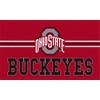 Evergreen NCAA Ohio State Buckeyes Embossed Mat Cross Hatch Indoor and Outdoor Doormat - 2 of 3