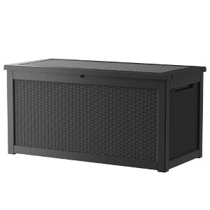 Chic Crate - 260 Gallon Water Resistant Resin Lockable Deck Box - 1 of 4