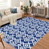 Machine Washable 6x9 Vintage Rug Ultra-Soft Low Pile Oriental Carpet Living Room Rug Foldable Floral Distressed Rugs for Bedroom Dorm - 2 of 4