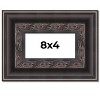 PosterPalooza | Panoramic 3.5" Wide Ornate Black Frame - UV Acrylic, Foam Board Backing, Hanging Hardware - 2 of 4