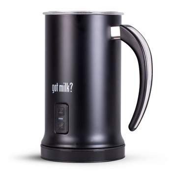 Got Milk - Automatic Milk Frother, Heater and Cappuccino Maker, black, 7x8.5 (GMMF618B)