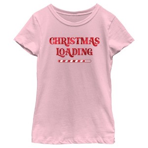 Girl's Lost Gods Christmas Loading T-Shirt - 1 of 4