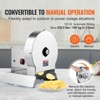 VEVOR Electric Vegetable Slicer, 0-0.5"/0-12mm Thickness Adjustable Commercial Slicer Machine, Convertible to Manual, Stainless Steel Food - 4 of 4