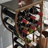 Aghana Digitals 5-Tier Freestanding Wine Rack with Glass Holder & Storage Shelves, Holds 11 - 4 of 4