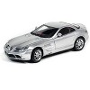 Mercedes McLaren SLR Silver with Red Interior 1/12 Diecast Model Car by Motormax - 2 of 3