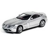 Mercedes McLaren SLR Silver with Red Interior 1/12 Diecast Model Car by Motormax - image 2 of 3