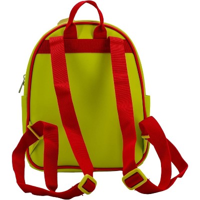 The Grinch AI ACCESSORY INNOVATIONS The Grinch Mini Cosplay PU Backpack Purse, Shoulder Bag with Epoxy Filled Metal Max Charm, 10.5 Inch — фото 3
