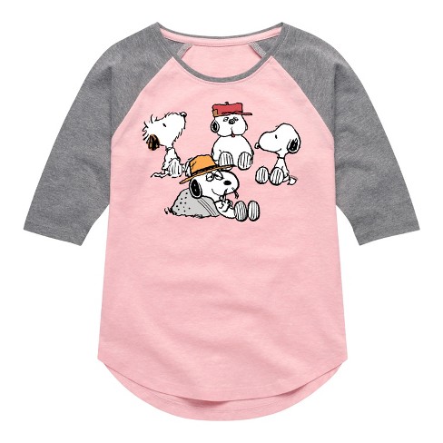 Peanuts Snoopy Siblings - Light Pink/ath Hea - 3t : Target