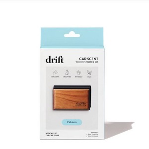 Drift Co Car Wood Air Freshener Car Odor Eliminator Cabana Scent Starter Kit - 1 of 1