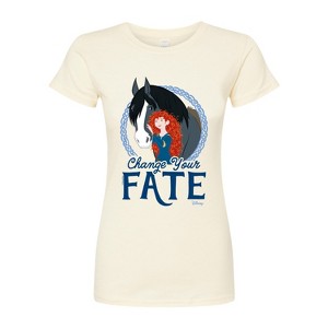 Women's - Disney - Merida & Angus Change Your Fate Fitted Graphic T-Shirt - 1 of 3