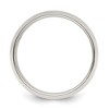 Black Bow Jewelry Men's 9mm Sterling Silver Half Round Standard Fit Band - 2 of 4