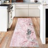 Machine Washable Non-Slip Rubberback Runner Modern Abstract Geometric Print Carpet Traditional Area Rug for Hallway,Bedroom,Living Room - 3 of 4