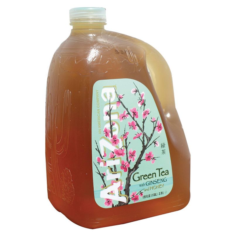 AriZona Green Tea with Ginseng and Honey - 128 fl oz Jug, 3 of 6