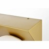 Elegant Lighting Jillian 2 light Chrome and frosted white Bath Sconce - 3 of 4