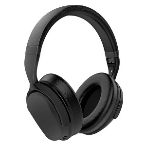Wicked Audio HUM 1000 Bluetooth Active Noise Cancelling Over-ear Headphone Great For Travelling - Black - 1 of 4