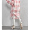 Women's Katie faux-shearling Plaid Midi Coat - Miss Sparkling - 2 of 4