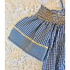 Women's Mixed Gingham Off the Shoulder Top - Hem & Thread - 4 of 4