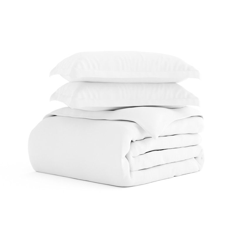 3 Piece Duvet Cover & Shams Set - Soft and Breathable, Double Brushed Microfiber, Wrinkle Free - Becky Cameron, 4 of 14