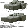 GDFStudio Andy 111" Upholstered Modular Sectional Sofa with 4 Pillows and Storage - 4 of 4