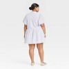 Women's Short Sleeve Eyelet Mini Skater Dress - Universal Thread™ - 2 of 3