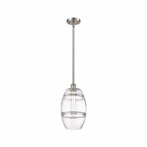 Vaz - 1 Light Stem Hung Mini Pendant In Industrial Style-9.88 Inches Tall and 8 Inches Wide - 1 of 1